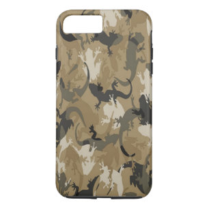 Camouflage Brown Reptile iPhone 7 Coque