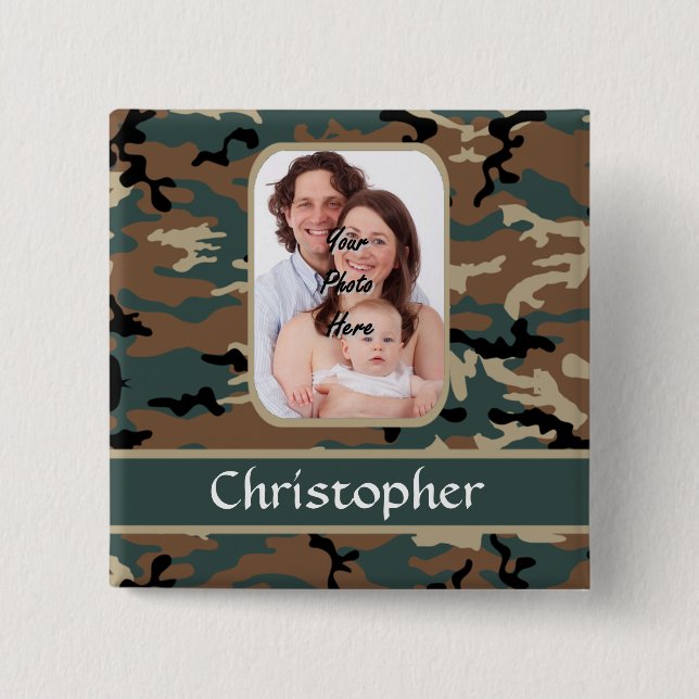 Camouflage Button (Vorderseite)