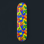 Camouflage Camouflage Fun Regenbogen Skateboard<br><div class="desc">Dieses Design kann personalisiert sein, indem Sie die Option anpassen, um Text hinzuzufügen oder andere Änderungen. Wenn dieses Produkt die Möglichkeit hat, das Design auf einen anderen Gegenstand zu übertragen, stellen Sie bitte sicher, dass das Design auf die Anforderungen angepasst wird, falls erforderlich. Kontaktieren Sie mich unter colorflowcreations@gmail.com , wenn...</div>