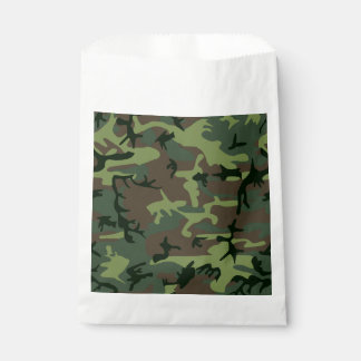 Camouflage Camouflage Grünbraunes Muster Geschenktütchen
