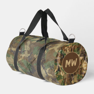Camouflage Camouflage Jagd Monogramm Duffle Bag