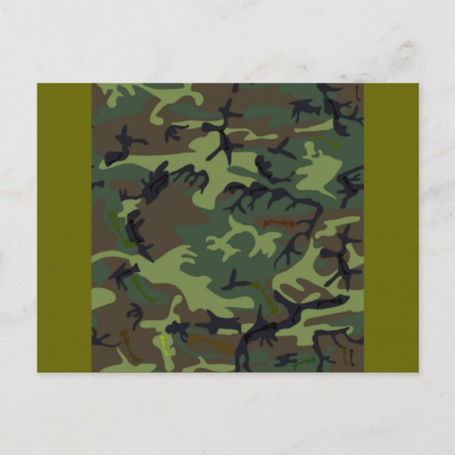 Camouflage Camouflage Postkarte (Vorderseite)