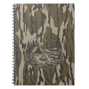 Camouflage Camping Gear Camouflage Notizblock