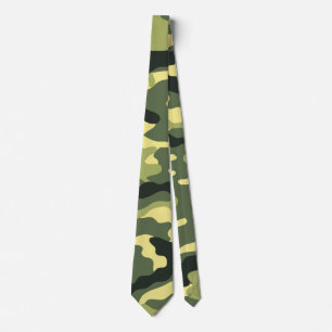 Camouflage Camping Jagd auf Green Camouflage Krawatte