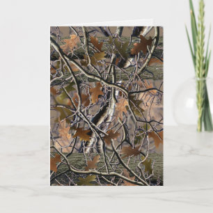 Camouflage Card, Geburtstage, Veranstaltungen, Jag Karte