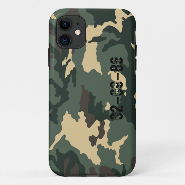 Camouflage Case-Mate iPhone Hülle (Rückseite)
