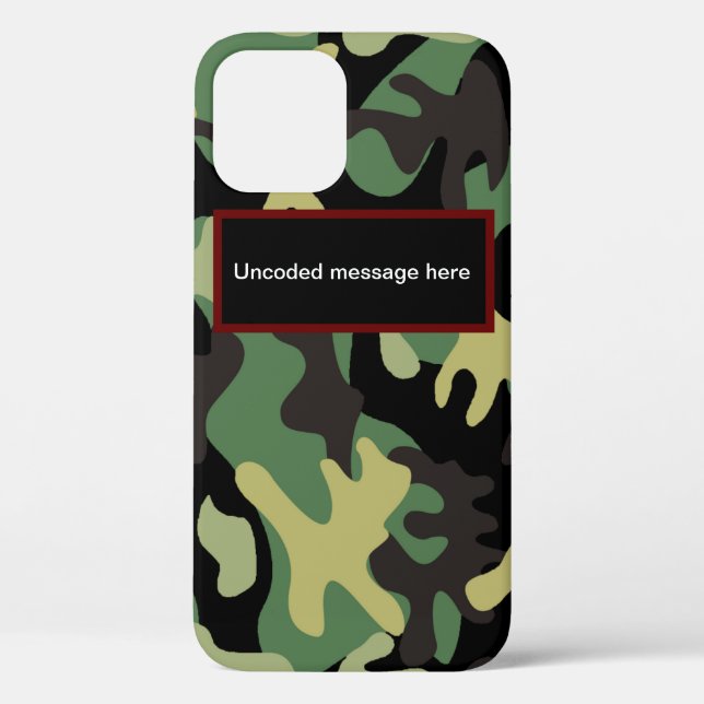 Camouflage Case-Mate iPhone Hülle (Rückseite)