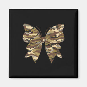 Camouflage Coquette Bow Duck Jagd Frauen Niedlich Magnet
