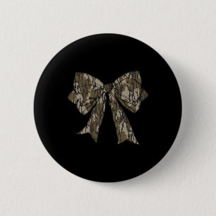 Camouflage Coquette Bow Duck Jagd Mädchen Kinder F Button