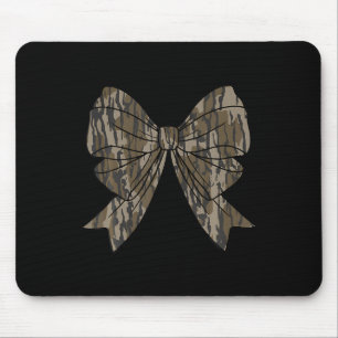 Camouflage Coquette Bow Jagd Frauen Mädchen Mousepad