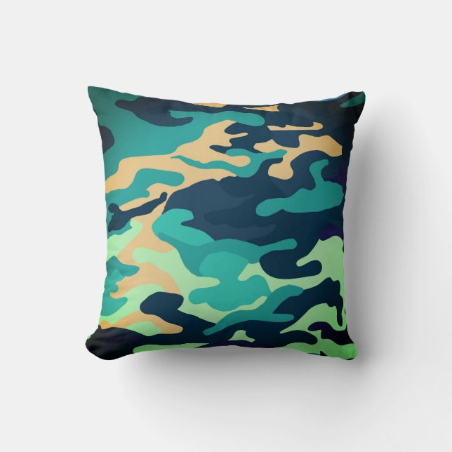 Camouflage Cushion Kissen (Vorderseite)