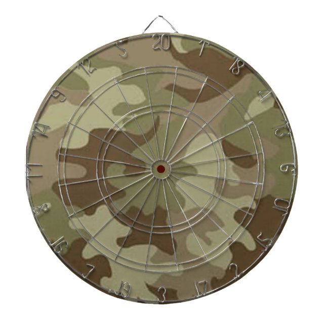 Camouflage Dart Board Dartscheibe (vorne)