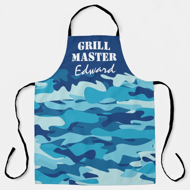 Camouflage der Blauen Armee verdeckte die GRILLEN  Schürze (Vorderseite)