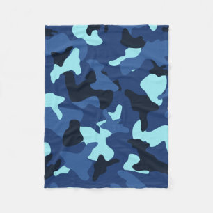 Camouflage der Blaumarinarmee Fleecedecke