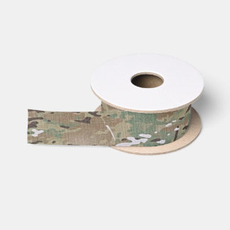 Camouflage der Braunen Jagd Satinband
