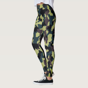 Camouflage der Camouflage Grüne Armee des Militärw Leggings