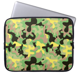 Camouflage der Frühjahrssignatur Laptopschutzhülle