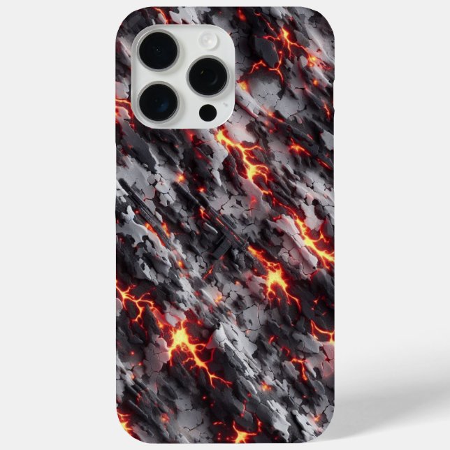 Camouflage der Radiant Asche, wellige Explosion Case-Mate iPhone Hülle (Rückseite)