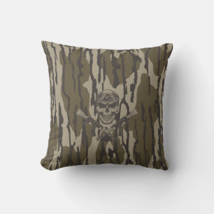 Camouflage des Bottomlandes Vintag Classic Rifle a Kissen