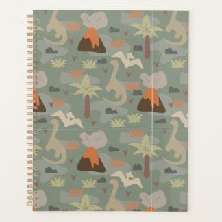 Camouflage Dinosaur and Volcanoes