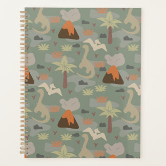 Camouflage Dinosaur and Volcanoes Planer