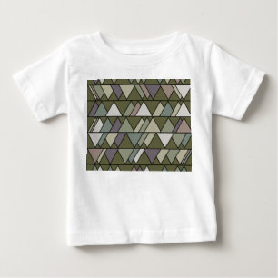 Camouflage Dreiecke Baby T-shirt