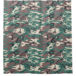 Camouflage Duschvorhang