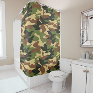 camouflage duschvorhang