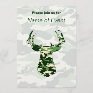 Camouflage Einladung