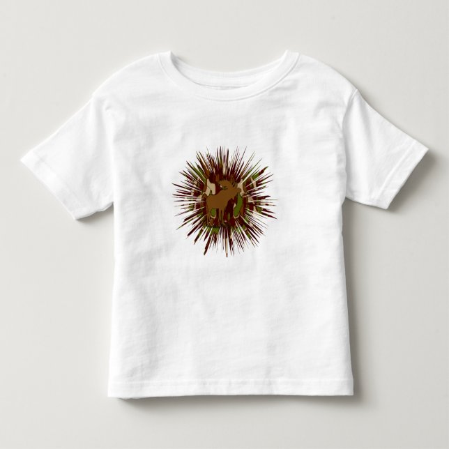 Camouflage Elche Break-out-Camouflage Kleinkind T-shirt (Vorderseite)