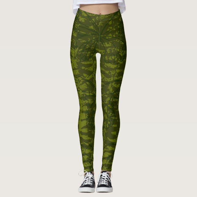 Camouflage farfalla leggings (Vorderseite)
