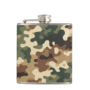 Camouflage Flachmann