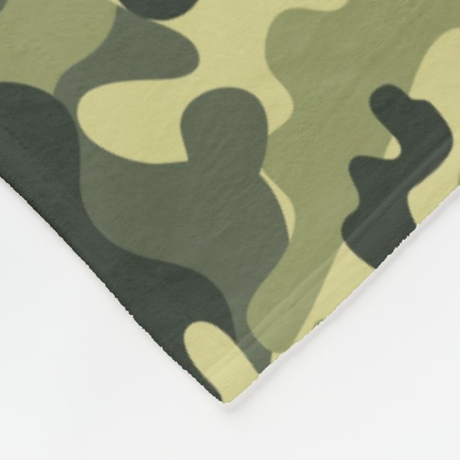 Camouflage Fleecedecke (Ecke)