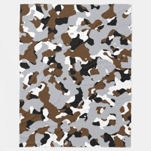 CAMOUFLAGE FLEECEDECKE