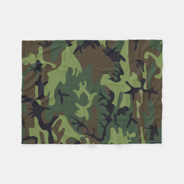 camouflage fleecedecke (Vorderseite (Horizontal))