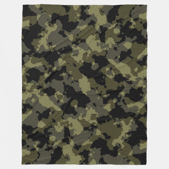CAMOUFLAGE FLEECEDECKE (Vorderseite)