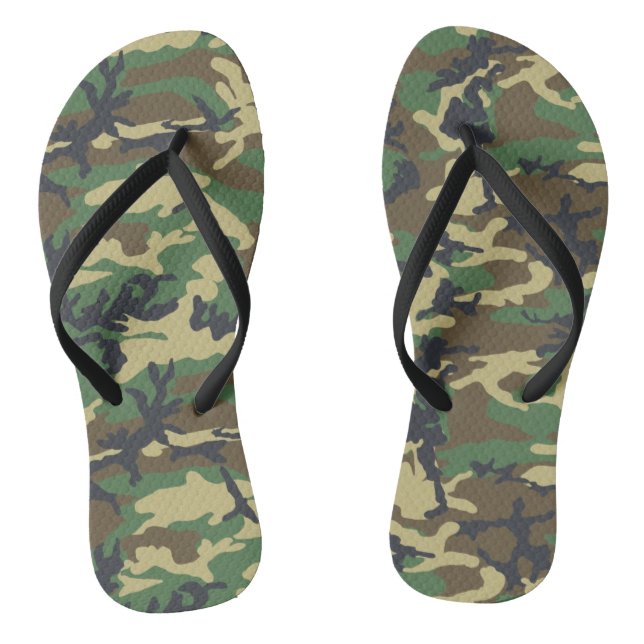 Camouflage Flip Flops für Frauen (Fußbett)
