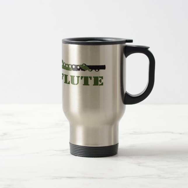 Camouflage Flute Reisebecher (Rechts)