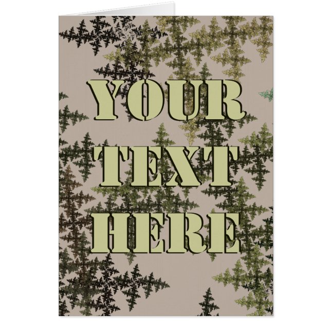 Camouflage fractal - Été (Devant)