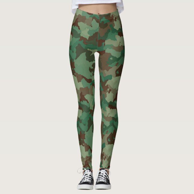 Camouflage Frauen Leggings (Vorderseite)