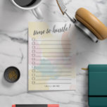Camouflage für Pastell-Aquarellfarben - Checkbox z Post-it Klebezettel<br><div class="desc">Personalisierte Noten mit einer Camouflage inspiriert Muster mit Aquarellmuscheln in Rosa,  Korallen,  Gelb und Grün und eine praktische Liste zu tun. Die Liste 'to do' der Post-its hat Checkboxen,  mit denen Sie leicht erkennen können,  welche Aufgaben oder Aufgaben Sie ausgeführt haben. Anpassen durch Hinzufügen Ihres Namens. Zeit zum Stöbern!</div>