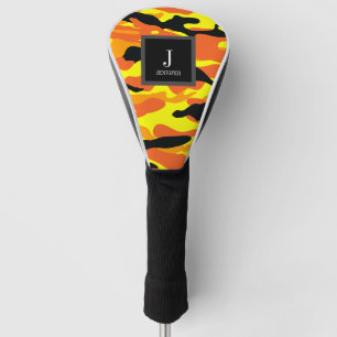 Camouflage für Wildhelle Orange Golf Headcover