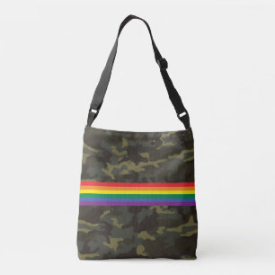 Camouflage Gay Pride Tragetaschen Mit Langen Trägern