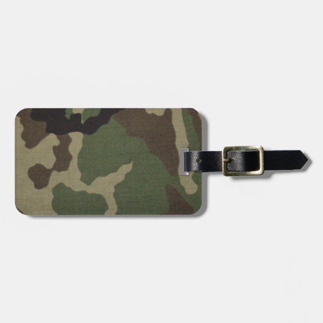Camouflage Gepäckanhänger (Vorderseite horizontal)
