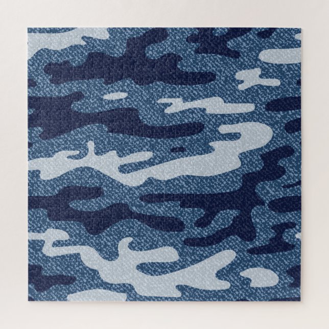 Camouflage Gepunktet Denim Jeans Pattern (Vertikal)