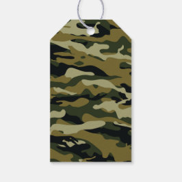 Camouflage Geschenkanhänger