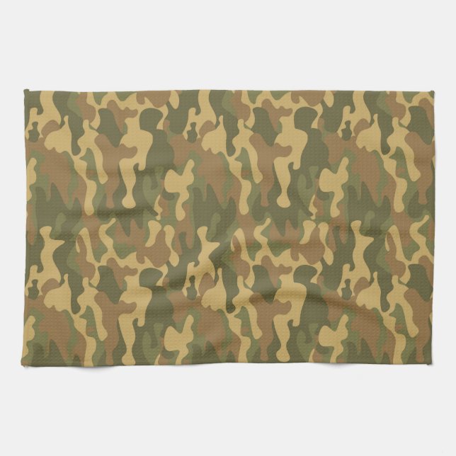 Camouflage Geschirrtuch (Horizontal)