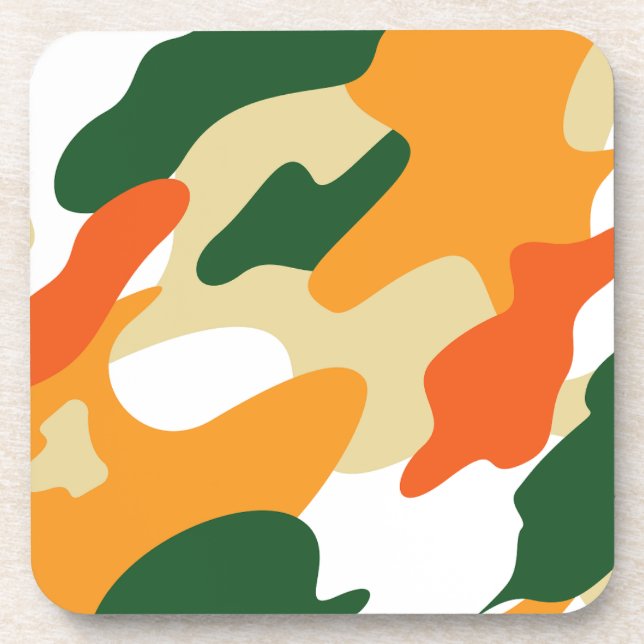 camouflage getränkeuntersetzer (Vorderseite)