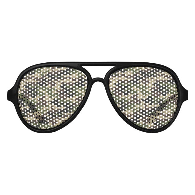 Camouflage Glasses Partybrille (Vorderseite)