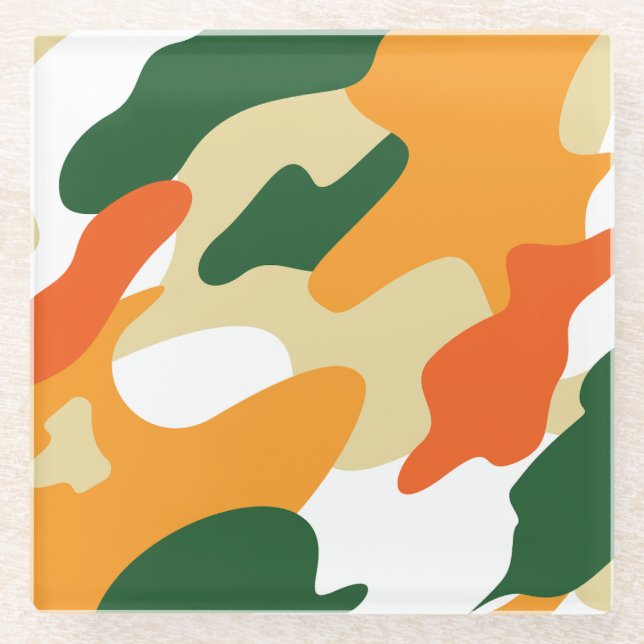 camouflage glasuntersetzer (Vorderseite)